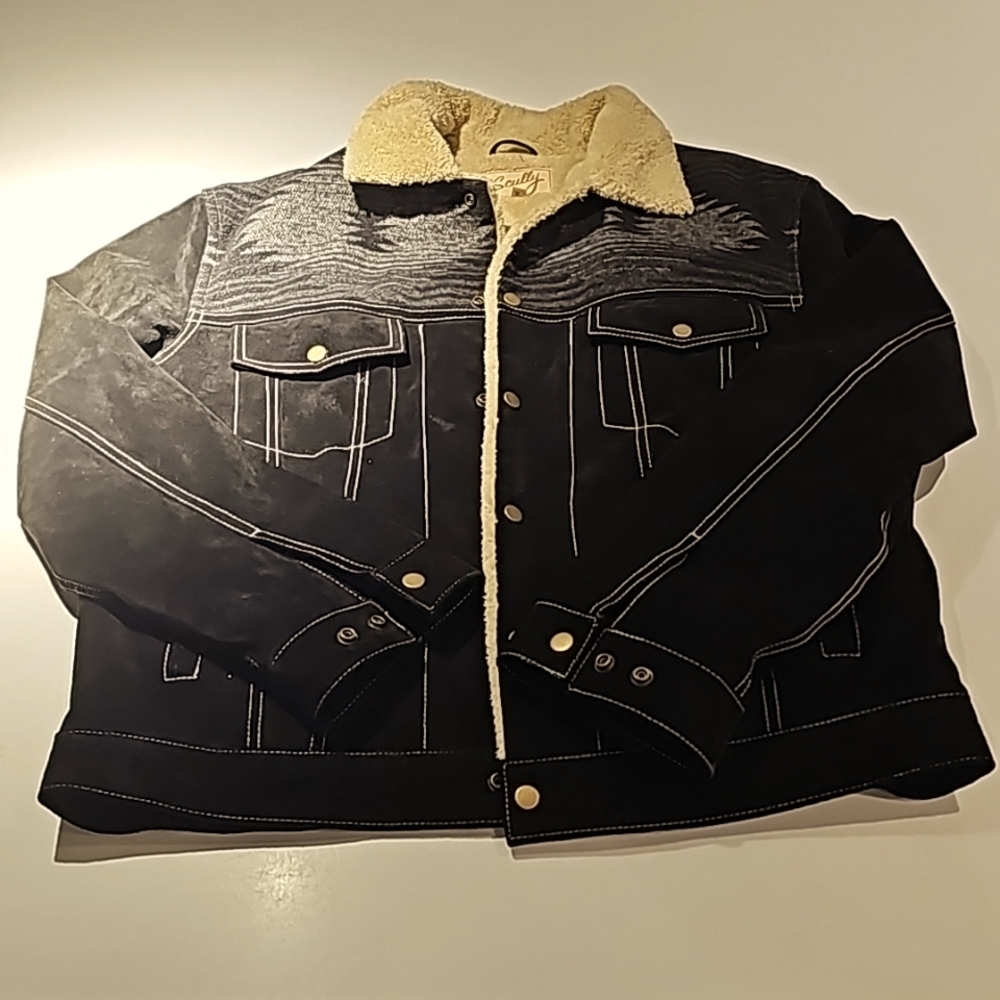 Skull Men's L Fleece Western Jacket